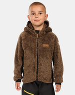 Boy's hairy fleece hoodie Kilpi NORKA-JB