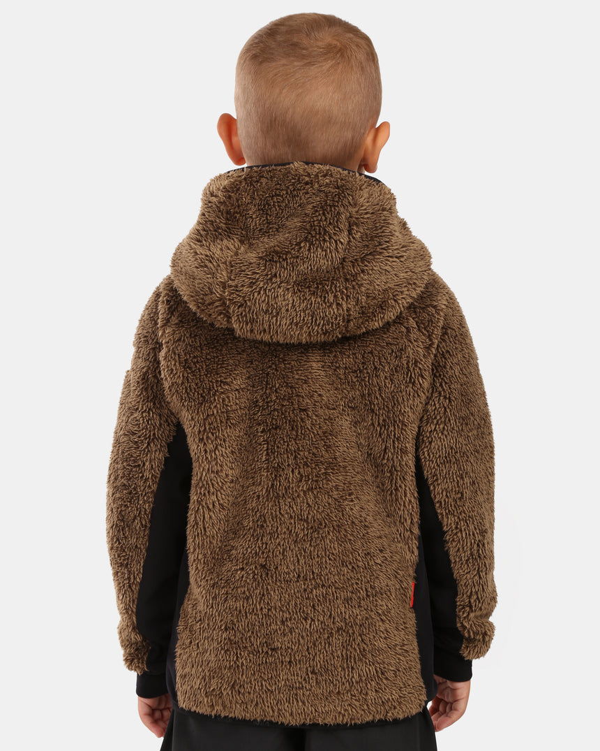 Boy's hairy fleece hoodie Kilpi NORKA-JB
