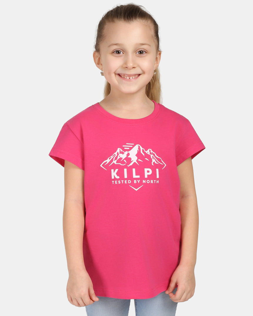 T-shirt in cotone da bambina Kilpi ALBION-JG