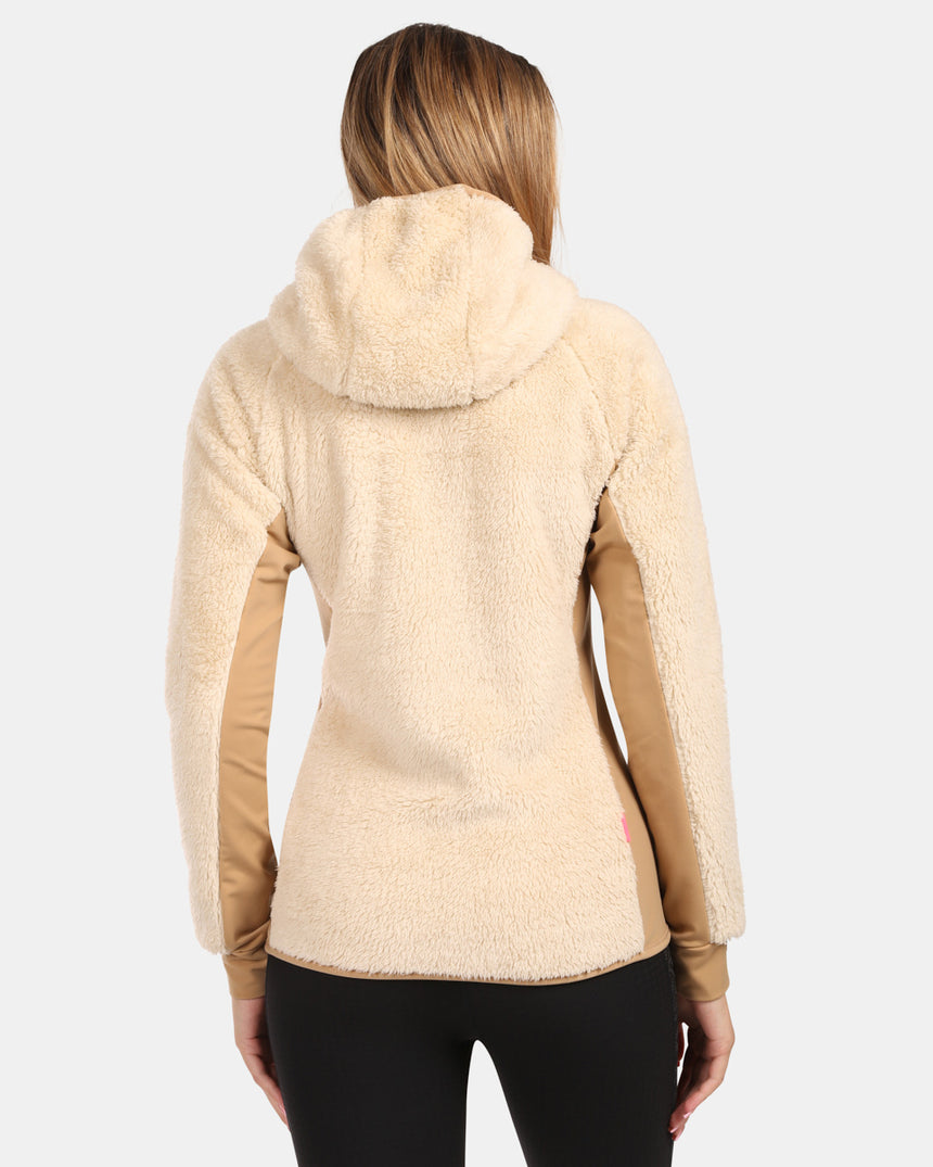 Felpa con cappuccio in pile peloso da donna Kilpi NORKA-W