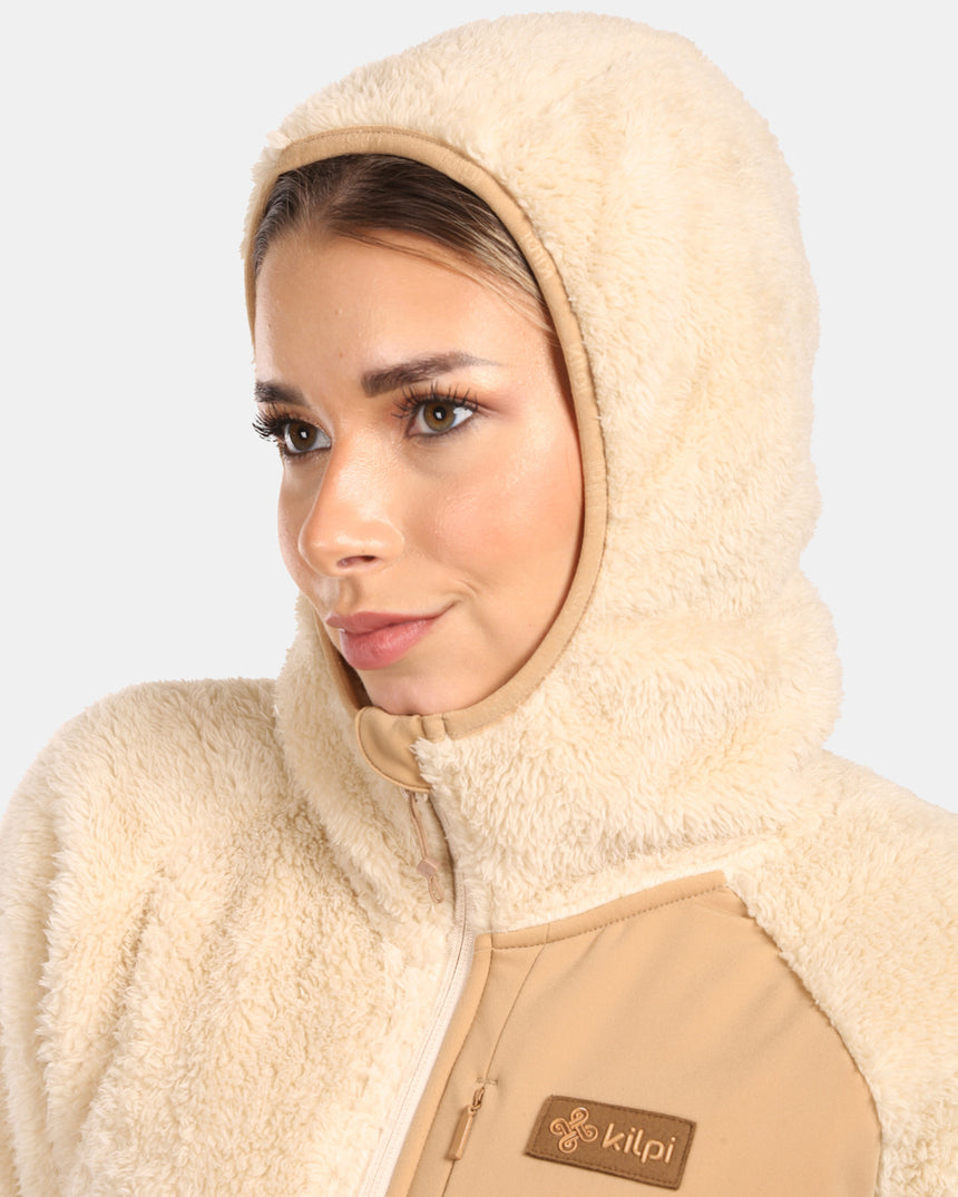 Felpa con cappuccio in pile peloso da donna Kilpi NORKA-W