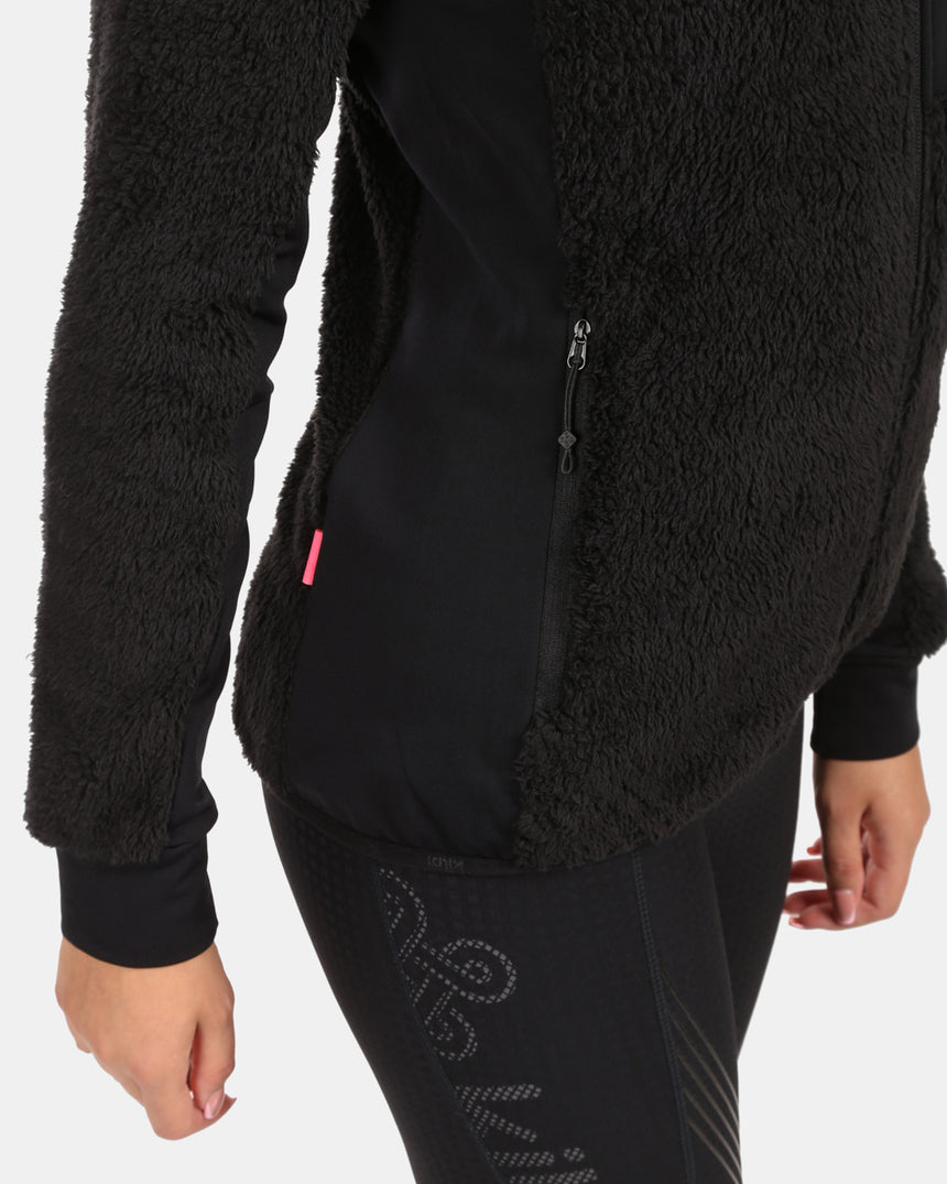 Felpa con cappuccio in pile peloso da donna Kilpi NORKA-W