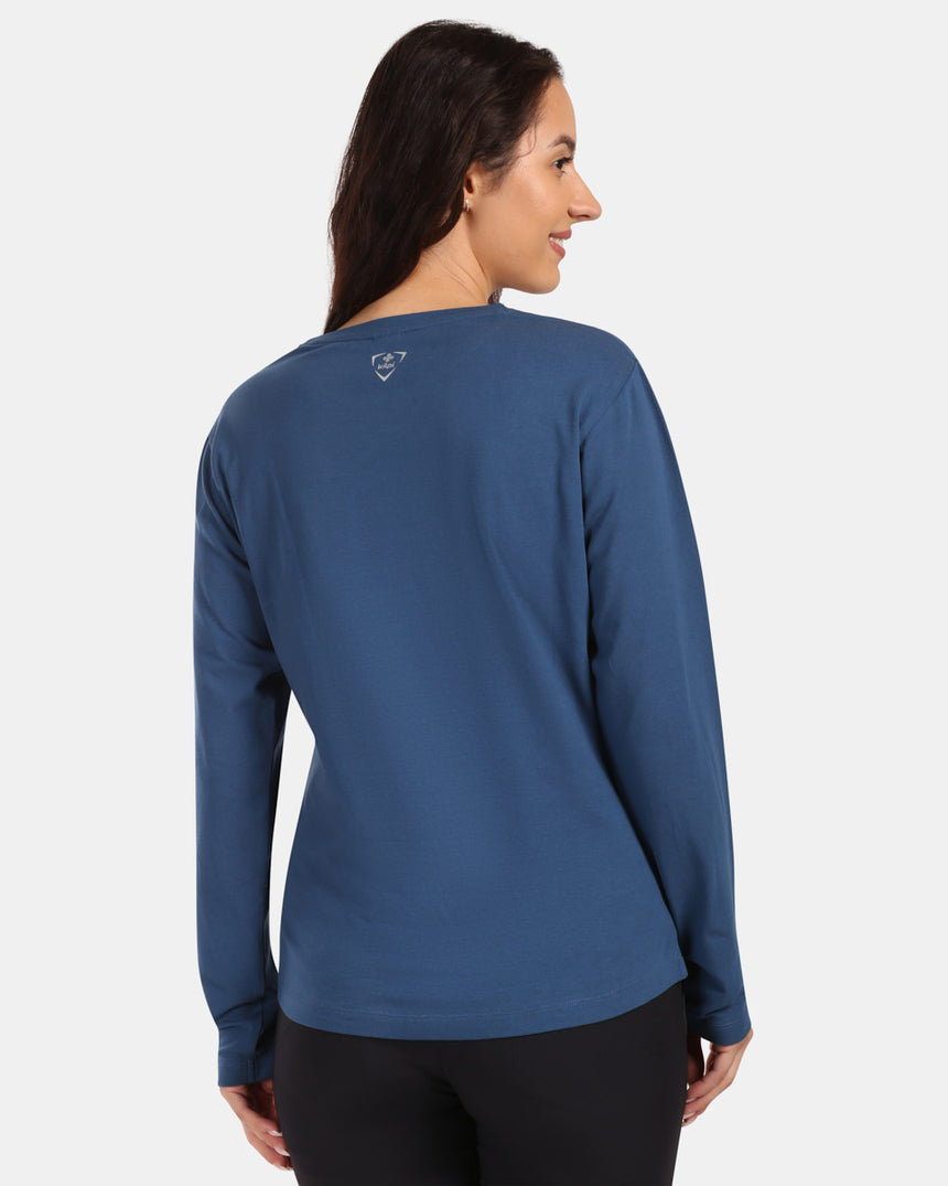 Women's cotton long-sleeve T-shirt Kilpi PROMOX-W