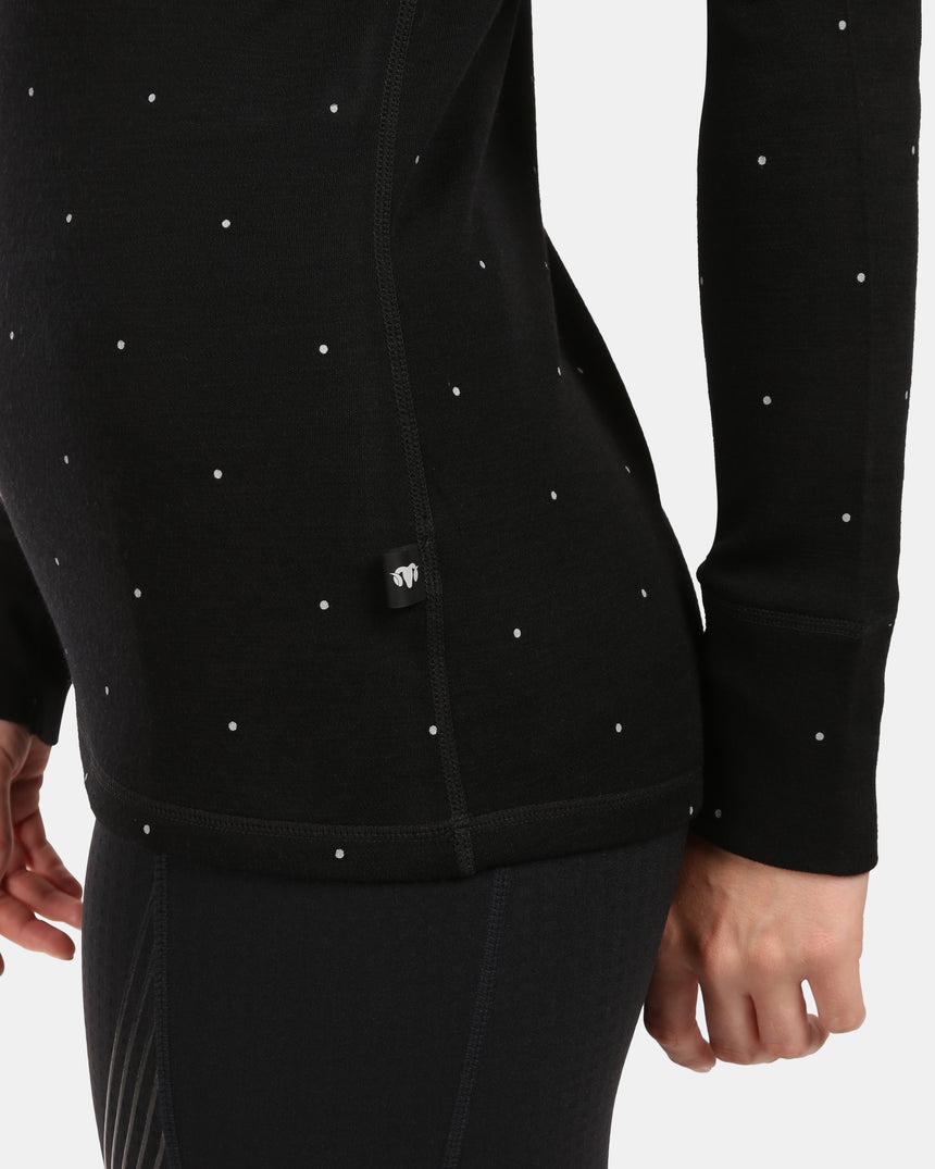 Lana merino da donna base dolcevita a strati Kilpi JANNU-W