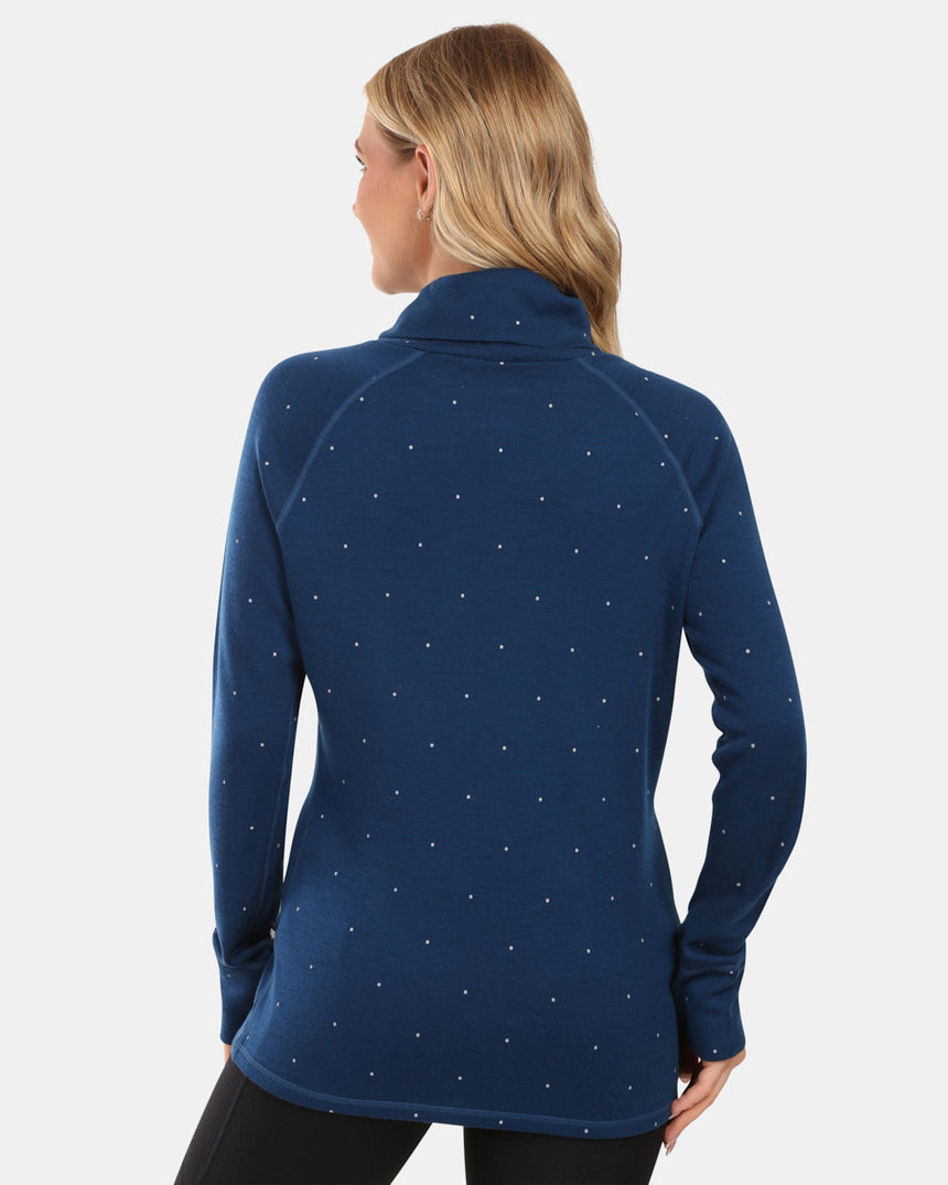 Lana merino da donna base dolcevita a strati Kilpi JANNU-W