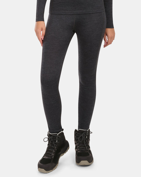 Women's merino wool base layer pants Kilpi MAVORA BOTTOM-W