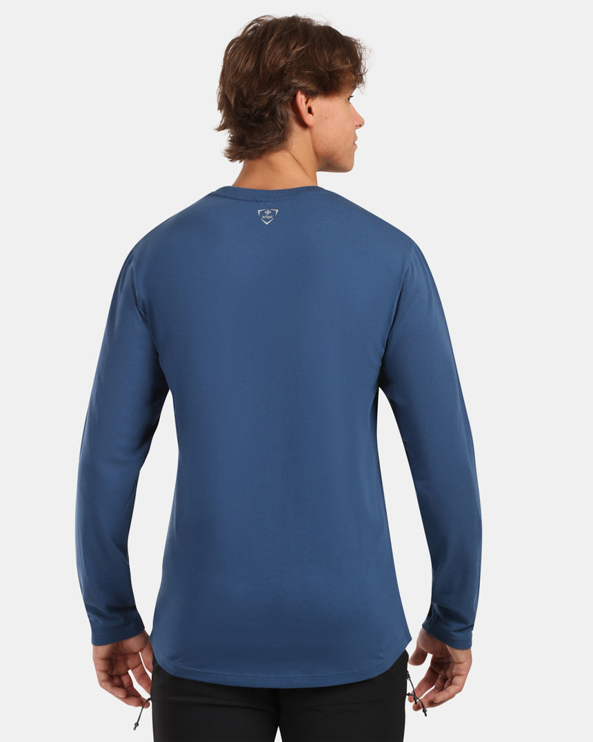 T-shirt da uomo in cotone a maniche lunghe Kilpi PROMOX-M