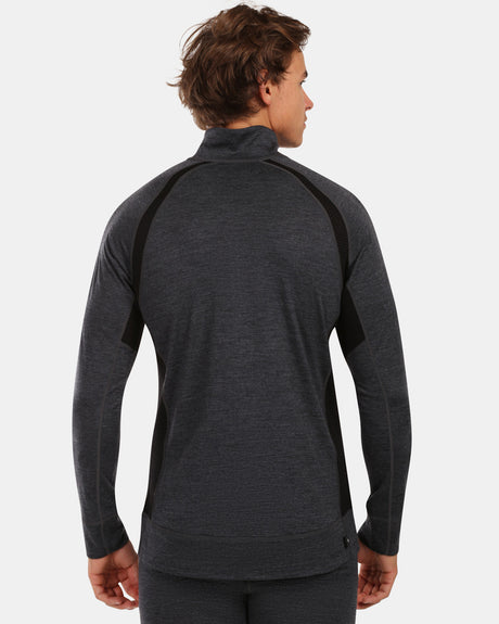 Maglia da uomo in lana merino a maniche lunghe base strato superiore Kilpi JAGER-M