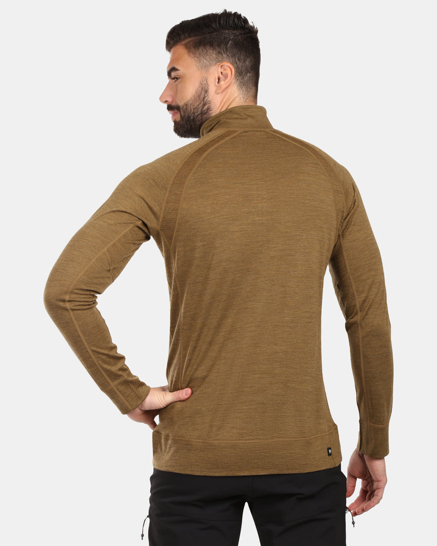 Maglia da uomo in lana merino a maniche lunghe base strato superiore Kilpi JAGER-M
